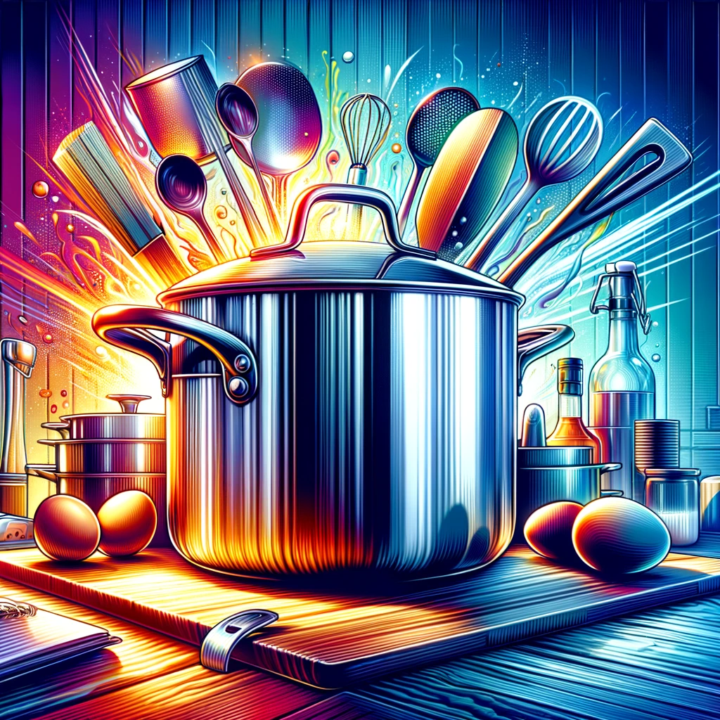 The image displaying the versatility and importance of a saucepan in the kitchen, suitable for a variety of cooking tasks.